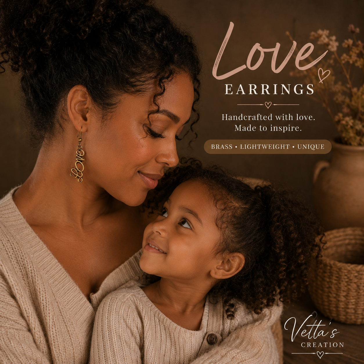 Love Earrings | Handmade Beauty with Heart