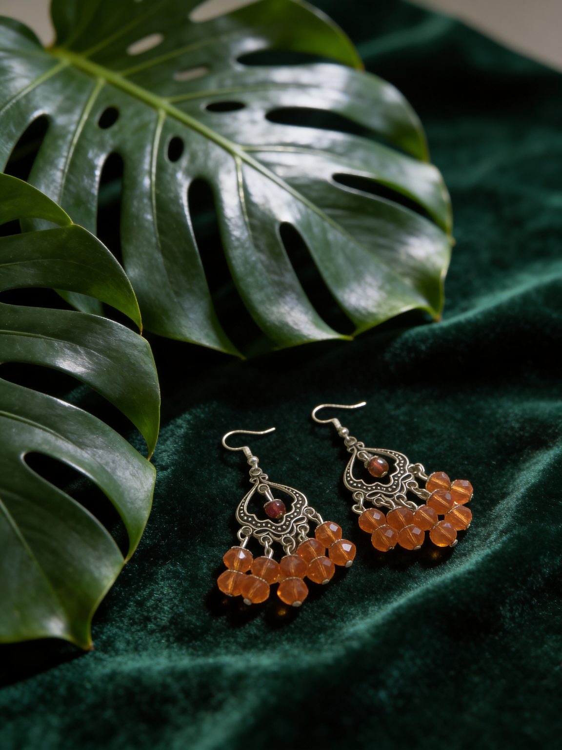 How to Style the Earthy Trend: The Story Behind the Boho Tangerine Glow Earrings