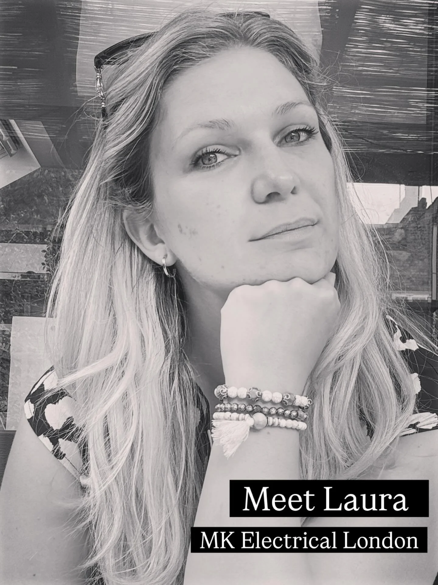 👋 Meet Laura
The other half of MK Electrical London ⚡️
As joint Director, she&rsquo;s the spark that keeps things running smoothly (pun intended 😉). From keeping projects on track to making sure customers are happy, Laura brings the energy, organis