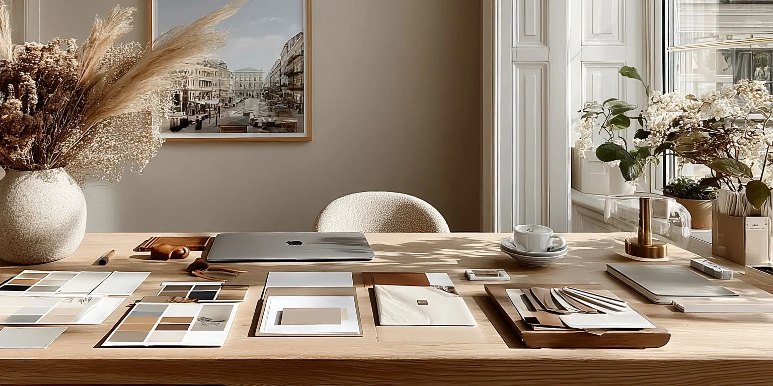 tafel van een webdesigner in voorburg