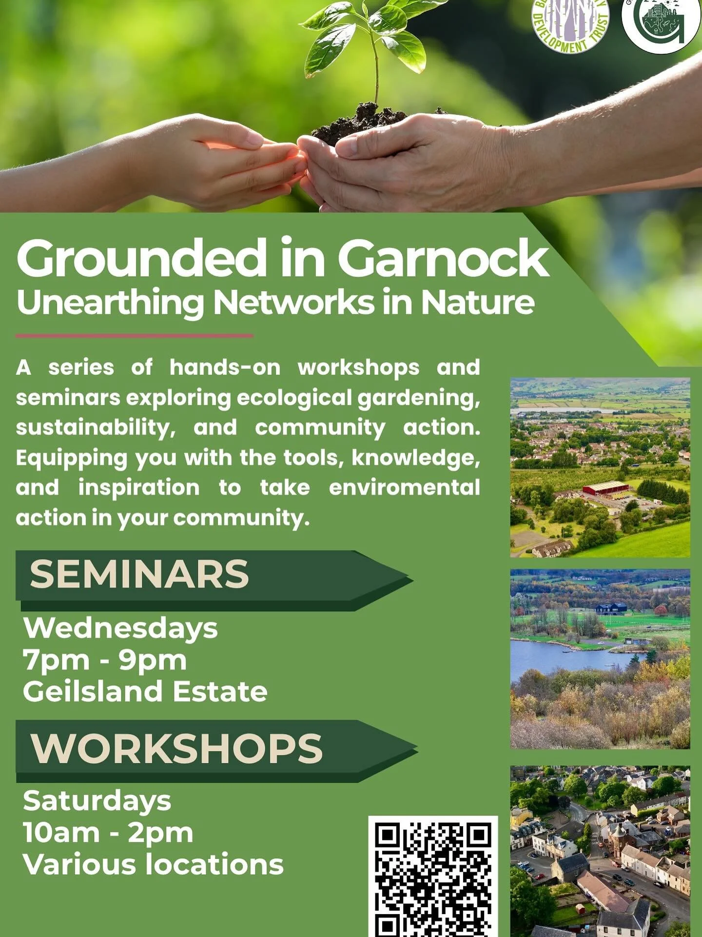This autumn I am working with @beithtrust as part of their Grounded in Garnock programme to delivery a selection of events focusing on reconnection with the local land. FOR FREE!!

🪱On the 17th I will be discussing soil regeneration after a showing 