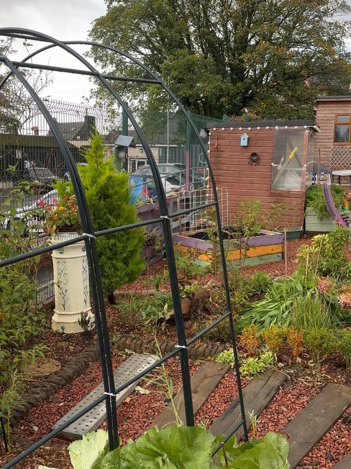 Storm Amy only very slightly hampered our efforts our Stories of Biodiversity workshop for Grounded in Garnock, but what a way to celebrate climate week: the depths of an extreme climactic event&hellip;. 🌬️

Anyway! We got to grips with the inter co