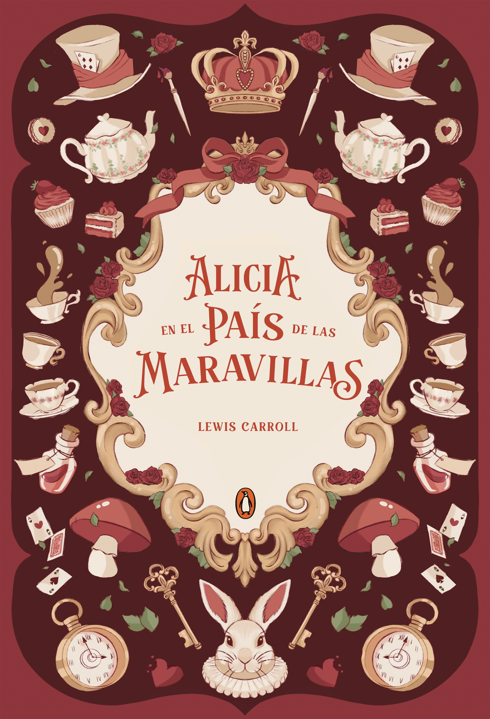 Young Adult Book Cover - Alicia en El País de las Maravillas