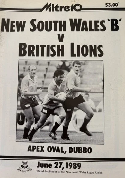 27/06/1989 : British Lions v New South Wales B