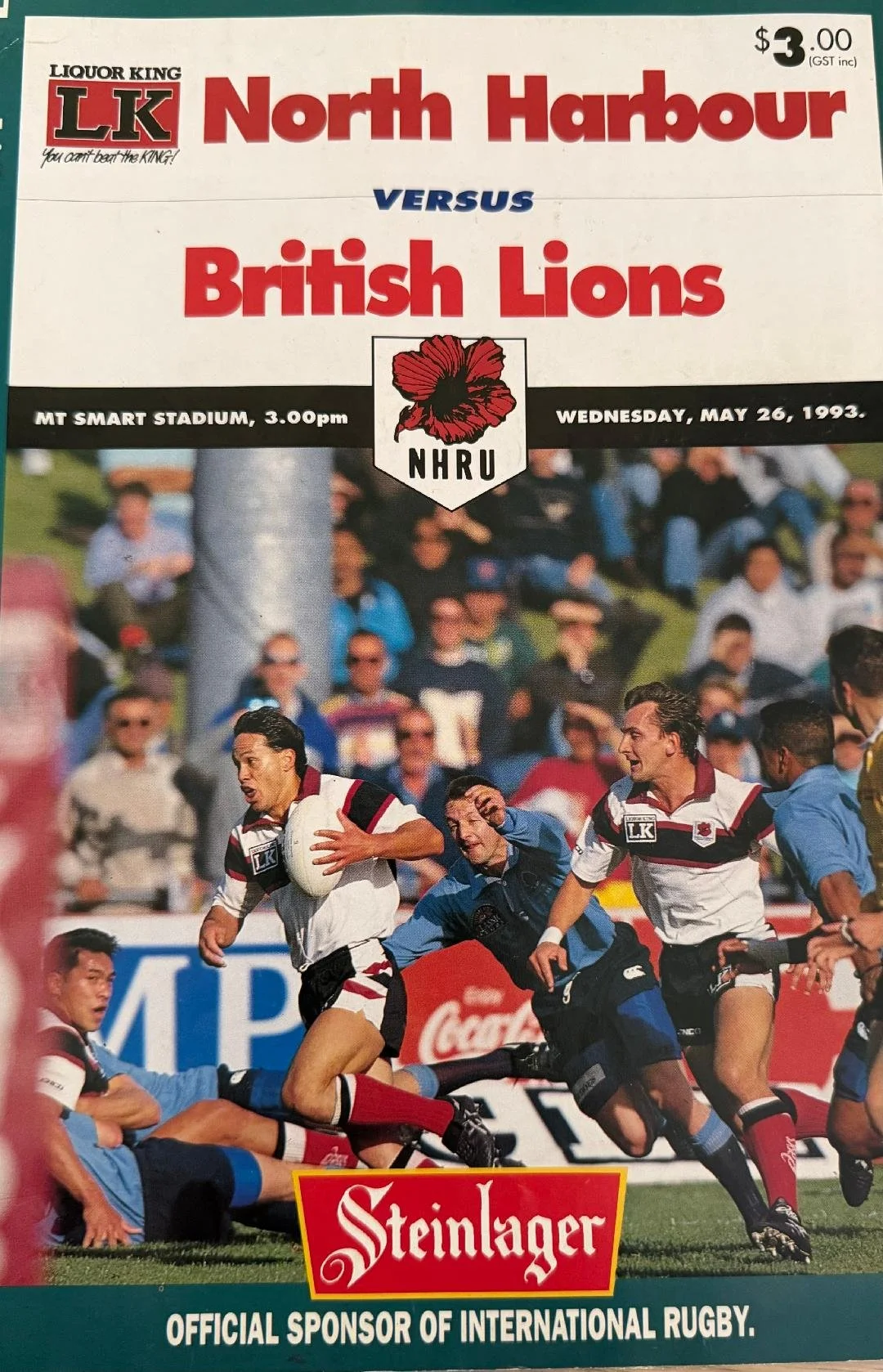 26/05/1993 : British Lions v North Harbour