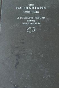 The Barbarians 1890-1932 A complete record