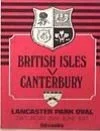 25/06/1977 : British Lions v Canterbury