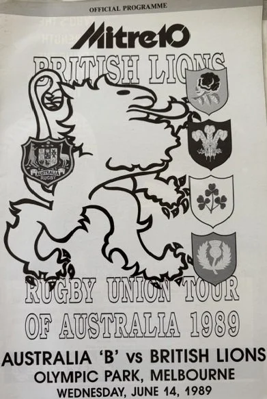 14/06/1989 : British Lions v Australia 'B'