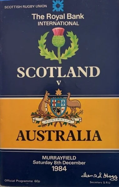 08/12/1984 : Scotland v Australia
