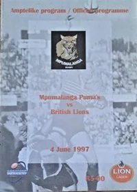 04/06/1997 : British Lions vs Mpumalanga Puma's