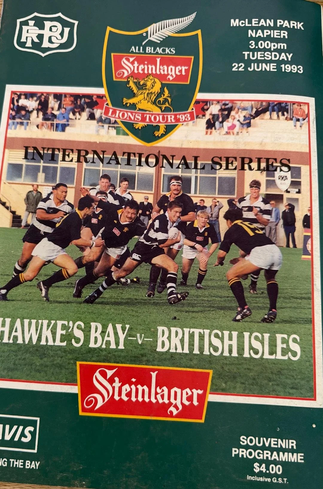 22/06/1993 : British Isles v Hawke's Bay