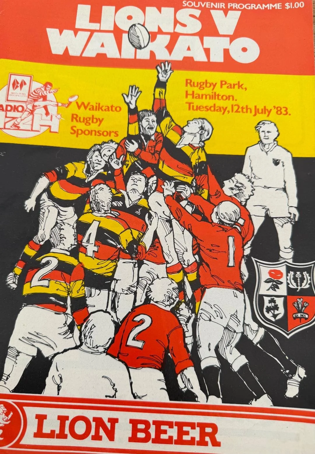 12/07/1983 : British Isles v Waikato