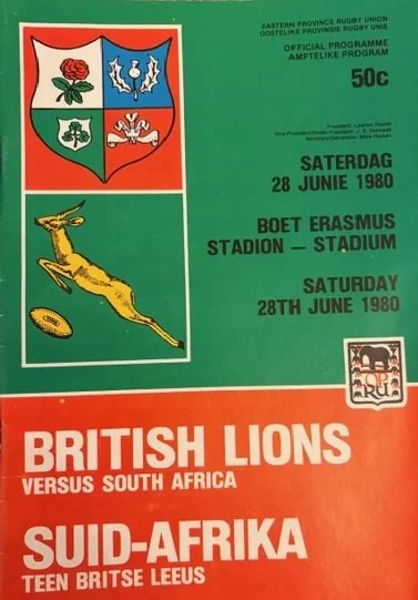 28/06/1980 : British Isles v  South Africa (3rd Test) - Good Condition
