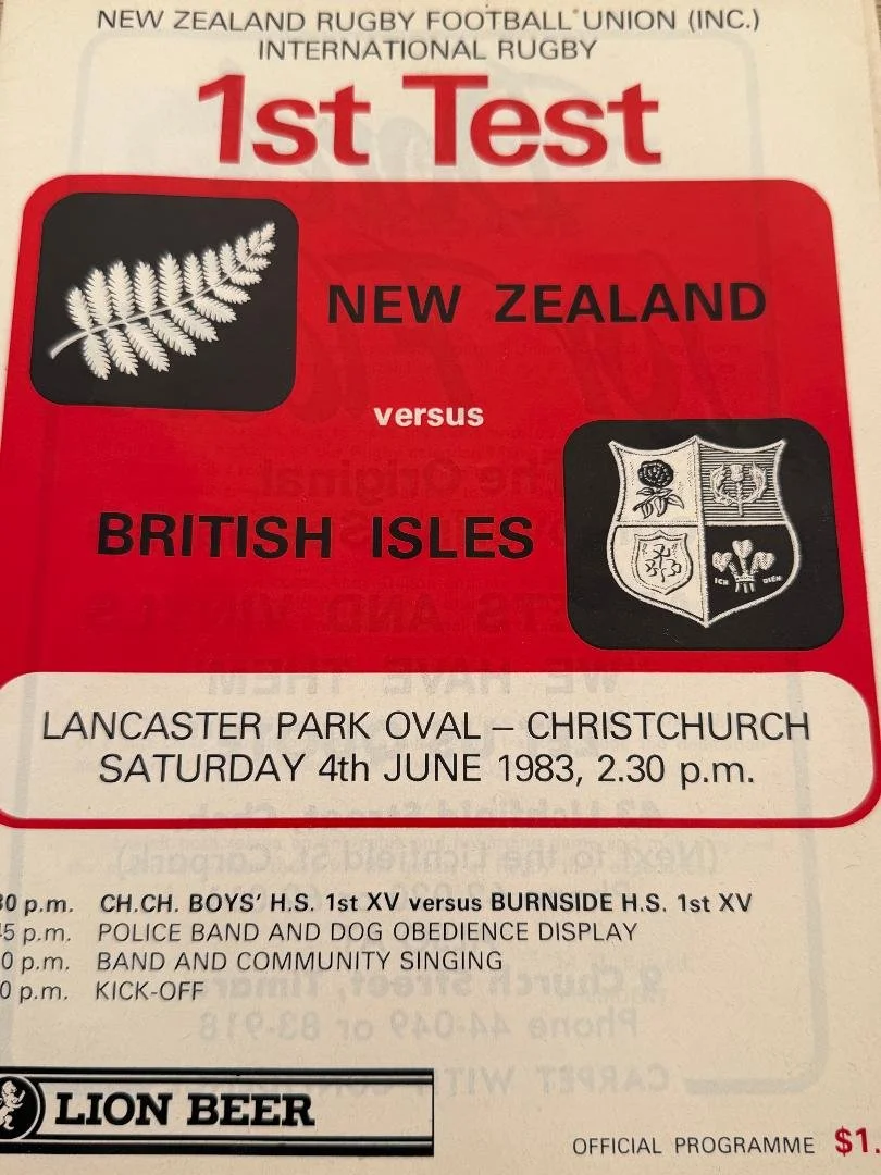 04/06/1983 : British Lions v New Zealand (1stTest)