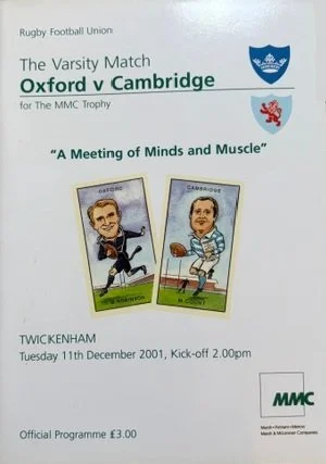 11/12/2001 : Oxford v Cambridge