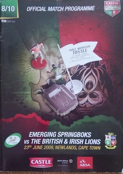 23/06/2009 : British Lions v Emerging Springboks