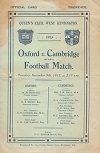 10/12/1912 : Oxford v Cambridge