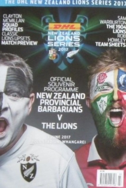 03/06/2017 Lions v NZ Provincial Barbarians