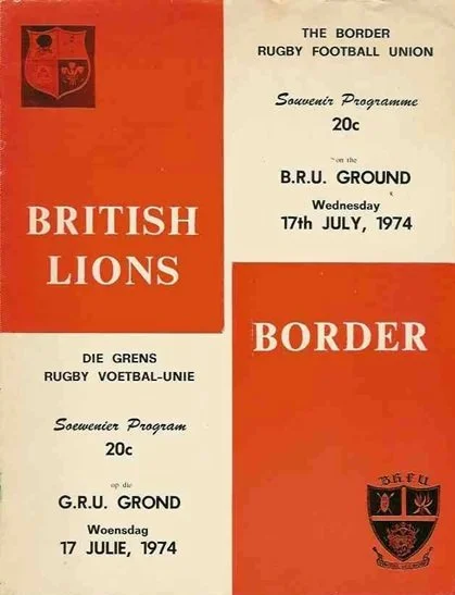 17/07/1974 : British Lions v Borders