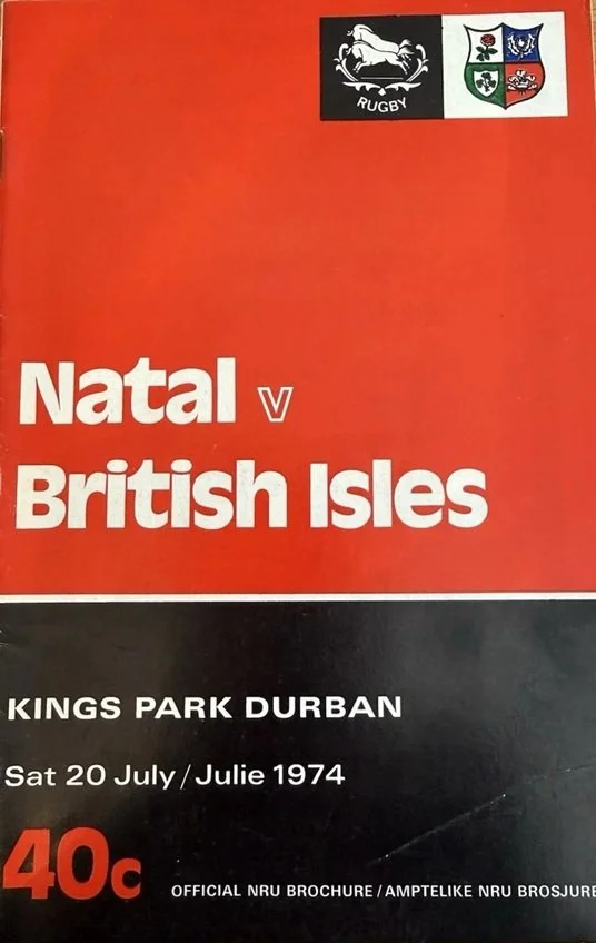 20/07/1974 : British Lions v Natal