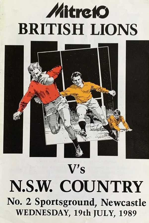 19/07/1989 : British Lions v NSW Country