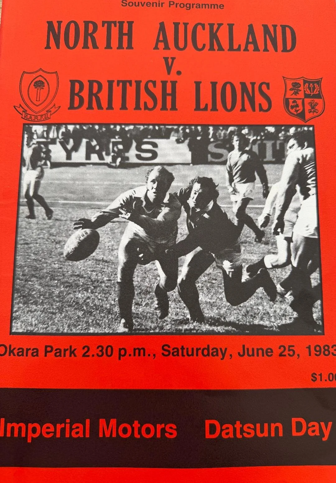 25/06/1983 : British Isles v North Auckland