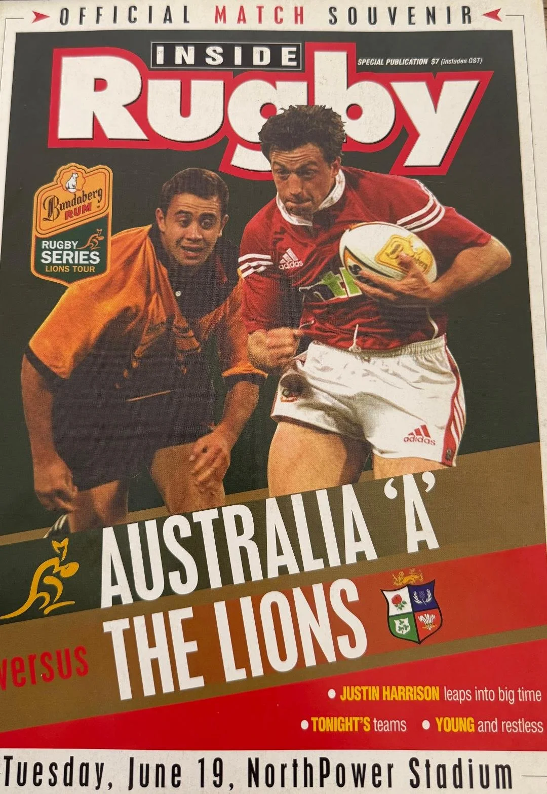 18/06/2001 : Australia A v The British Lions
