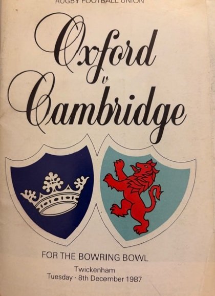 08/12/1987 : Oxford v Cambridge