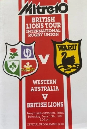 10/06/1989 : British Lions v Western Australia