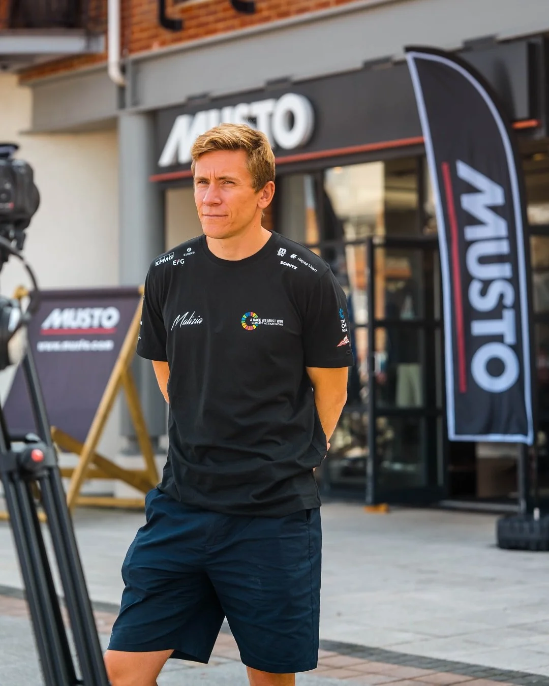 Today with our skipper at stop 2 of @theoceanrace Europe⛵️
We go again on Sunday 🫡