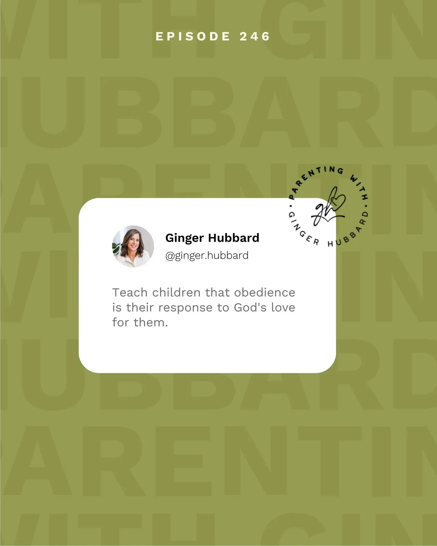 Episode 246 | How &amp; Why Children Should Obey

🎙️PODCAST LINK IN PROFILE! 🎧

Special thanks to our sponsors:
@ctcmath
@weheartnutrition

#parentingwithgingerhubbard #parenting #podcast #children #kids #biblicalparenting #christianparenting #askg