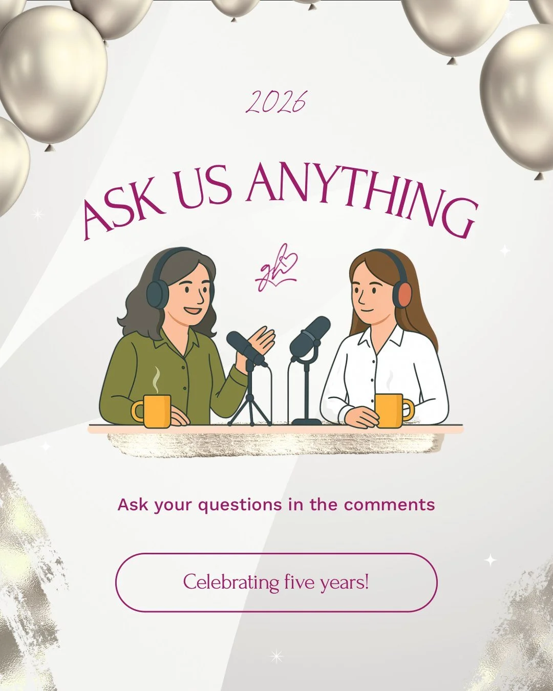 Ask us anything 2026! 🎉

This is your opportunity to ask us anything that is not parenting related. We&rsquo;re so excited to read your questions in the comments!