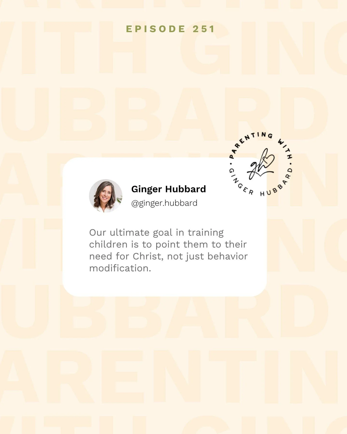 Episode 251 | Wise Words for Parents &amp; Teachers

🎙️PODCAST LINK IN PROFILE! 🎧

Special thanks to our sponsors:
@ctcmath
@weheartnutrition

#parentingwithgingerhubbard #parenting #podcast #children #kids #biblicalparenting #christianparenting #a