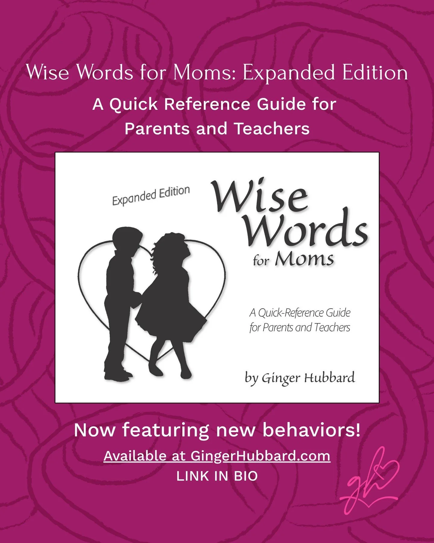 NEW Expanded Edition of Wise Words for Moms! These charts make meaningful gifts for parents and teachers. Only $5 each. Take advantage of our &quot;Buy 3, Get 1 Free&quot; bundle deal at GingerHubbard.com or follow the link in my profile!