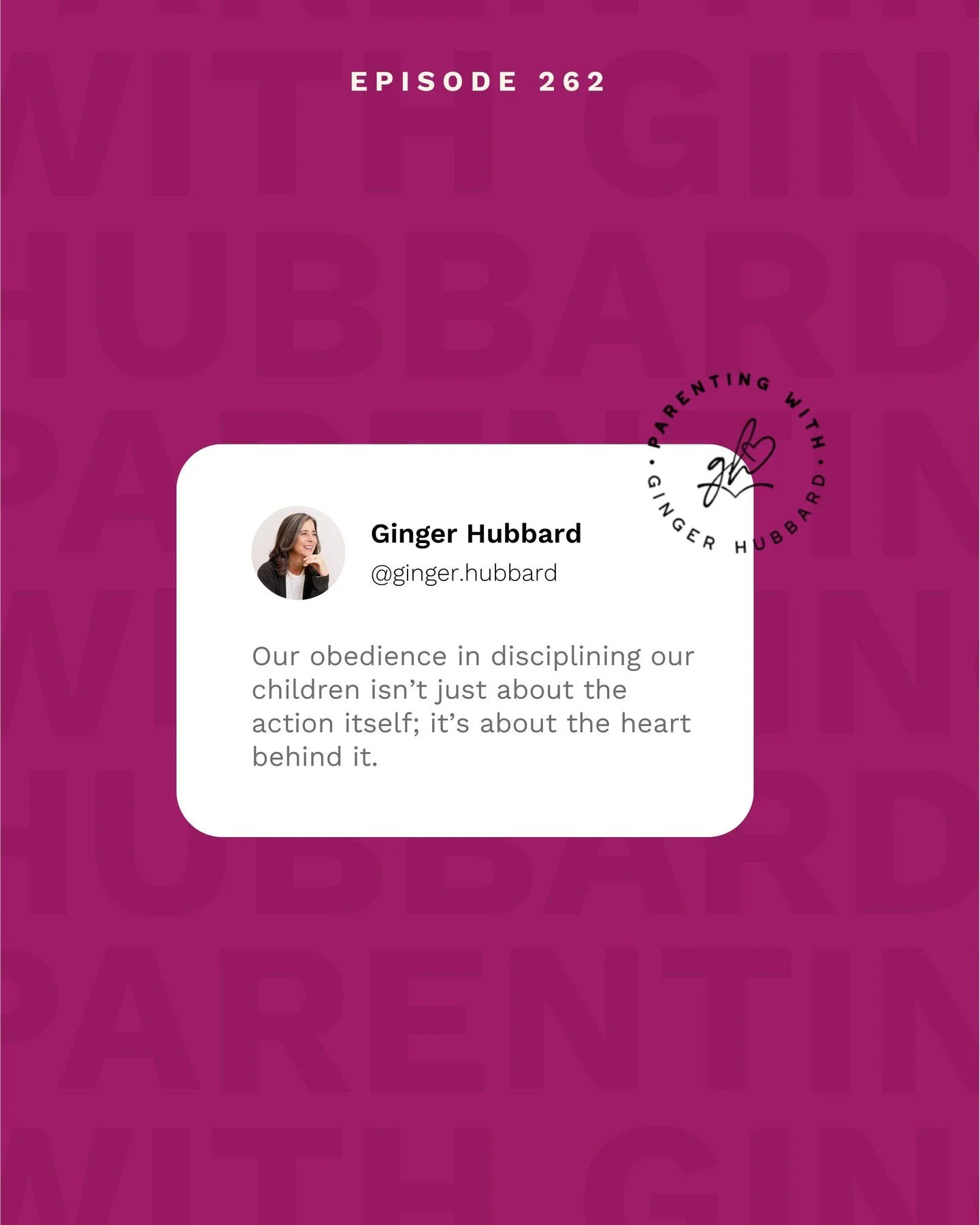 Episode 262 | When Discipline Is Not an Option​

🎙️PODCAST LINK IN PROFILE! 🎧

Special thanks to our sponsors:
@ctcmath
@weheartnutrition
@schoolhouserocked

#parentingwithgingerhubbard #parenting #podcast #children #kids #biblicalparenting #christ