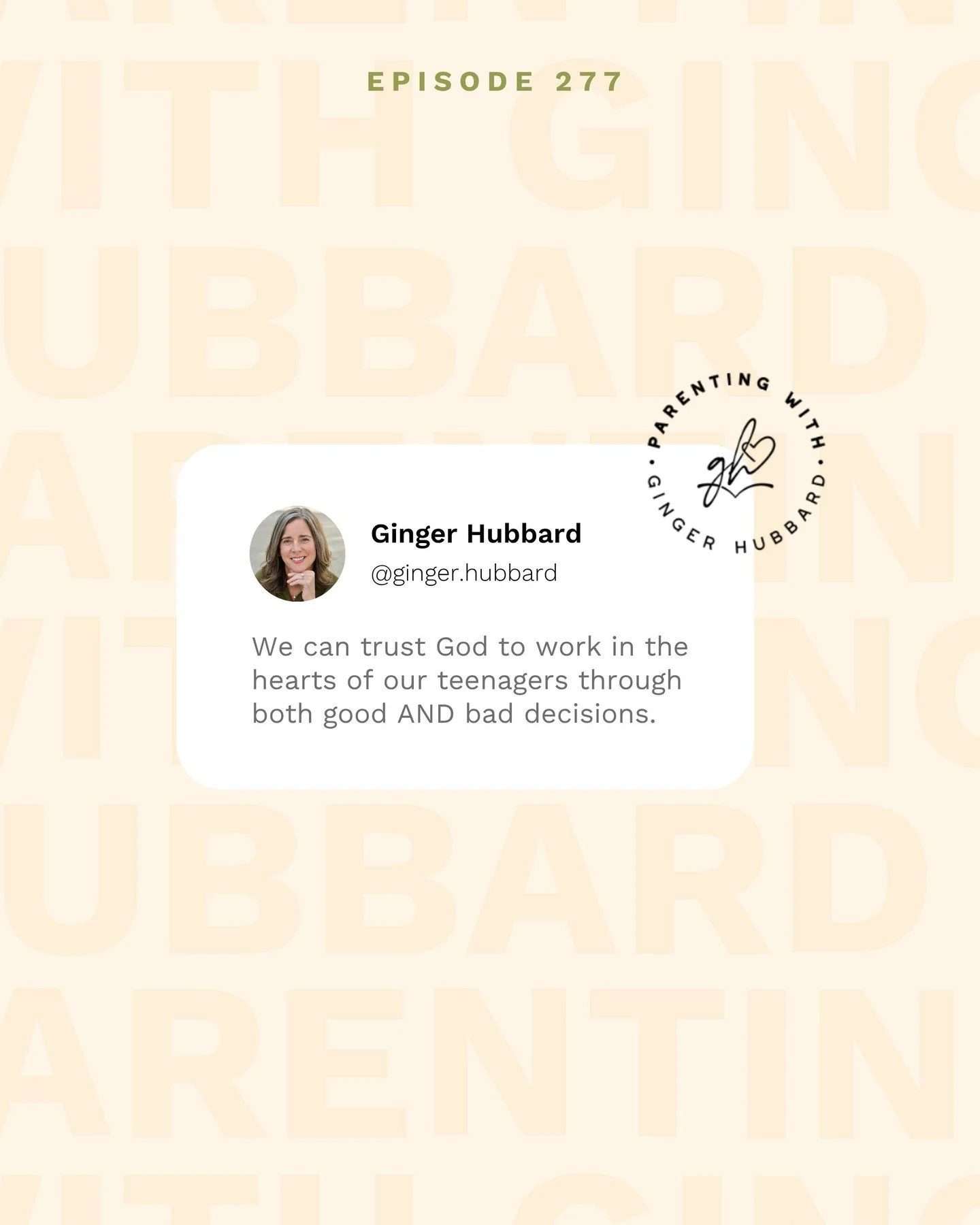 Episode 277 | When Teens Think You're Controlling

PODCAST LINK IN PROFILE! 

Special thanks to our sponsors:
@ctcmath
@weheartnutrition
@redeem.healthshare.ministry

#parentingwithgingerhubbard #parenting #podcast #children #kids #biblicalparenting 