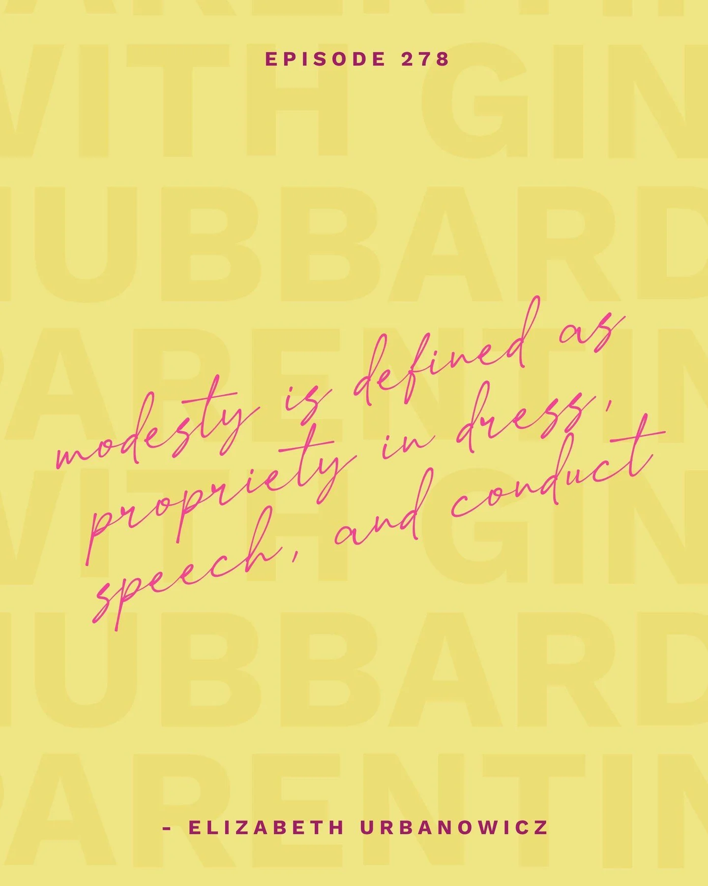 Episode 278 | Modesty Without Shaming with Elizabeth Urbanowicz 

PODCAST LINK IN PROFILE! 

Special thanks to our sponsors:
@ctcmath
@weheartnutrition
@redeem.healthshare.ministry

#parentingwithgingerhubbard #parenting #podcast #children #kids #bib