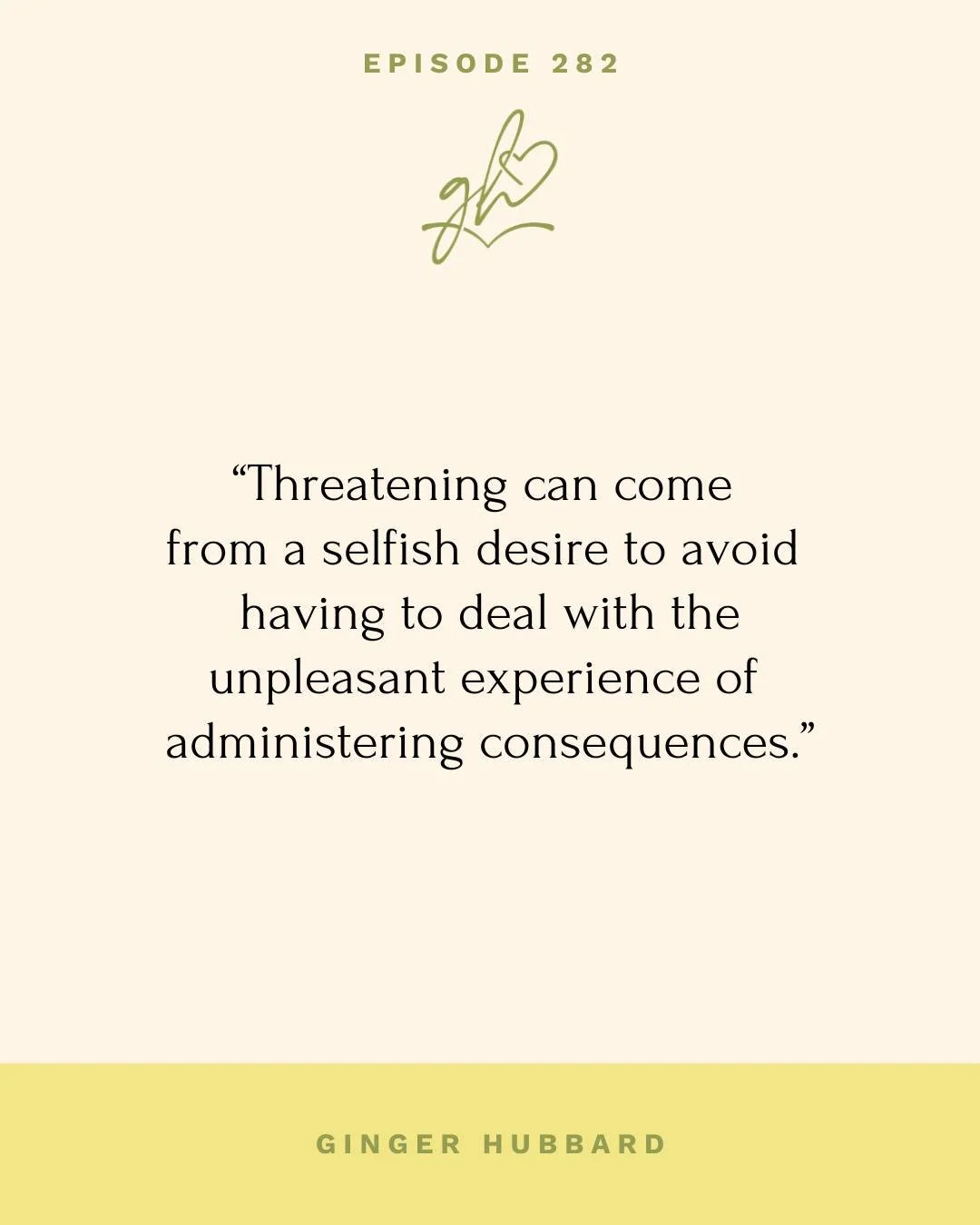 Episode 282 | Is Warning the Same as Threatening?​​

PODCAST LINK IN PROFILE! 

Special thanks to our sponsors:
@ctcmath
@weheartnutrition
@redeem.healthshare.ministry

#parentingwithgingerhubbard #parenting #podcast #children #kids #biblicalparentin