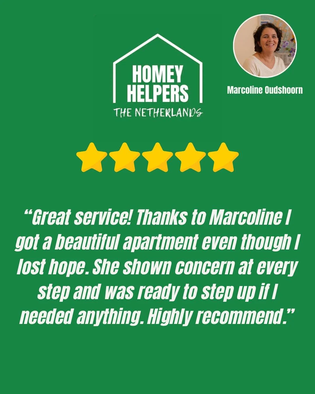 Don't give up hope!

Many people spend weeks or even months looking for a new apartment in #TheHague area. Before you throw in the towel, call us. 

We often find our clients new apartments in The Hague, #Delft, and even #Leiden in DAYS not weeks. 

