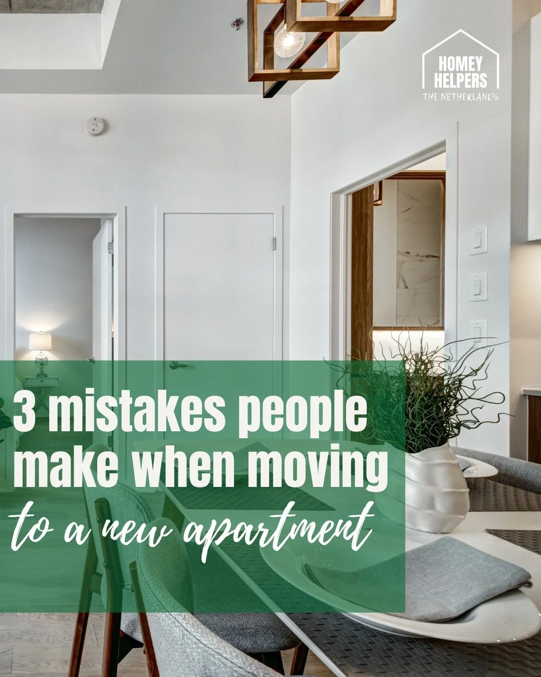 3 mistakes people make when. moving to a new apartment. 

These mistakes are so common that we had to tell you about them before you move into your new apartment. 

1. Don't forget a permit. If you're moving to #TheHague, #Delft, or #Leiden from a di