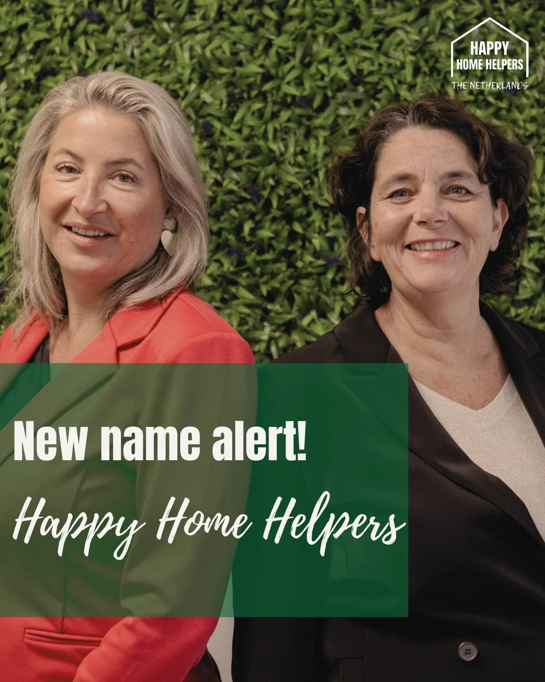 🚨 New name alert 🚨

Your favorite makelaardij just got a new name. You can now call us: Happy Home Helpers. 😁

Nothing has changed except our name. We're still your go-to real estate agency for securing nice rental homes in #TheHague area. We stil