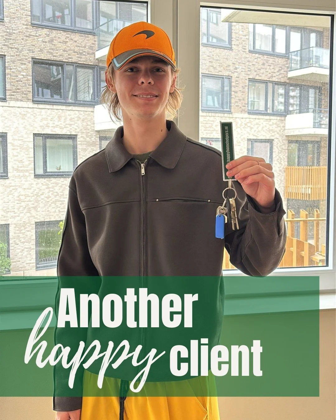 Keys in less than a month!

Another happy client is walking into their new apartment this week. We love helping #students, #expats, and #nederlanders to find new homes in #TheHague. 

If you're curious what apartments we have available, contact us at