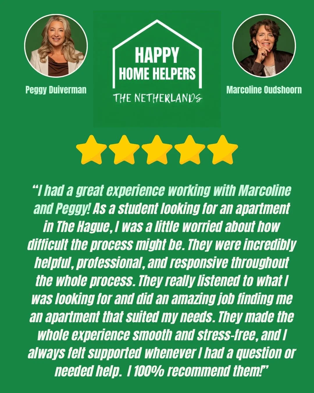 Students, we know finding housing is stressful.

Let us help you. Facebook has many options, but most are scams. Funda and Pararius are competitive. You have a short timeline and a very specific budget. 

We help you find an apartment this fit your b