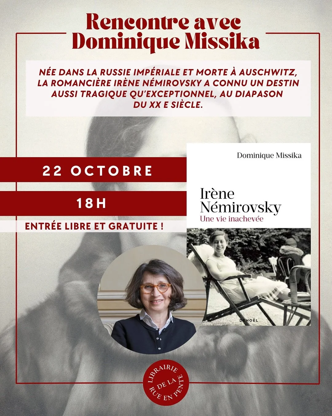 La saison continue avec deux rencontres en octobre ! 📚