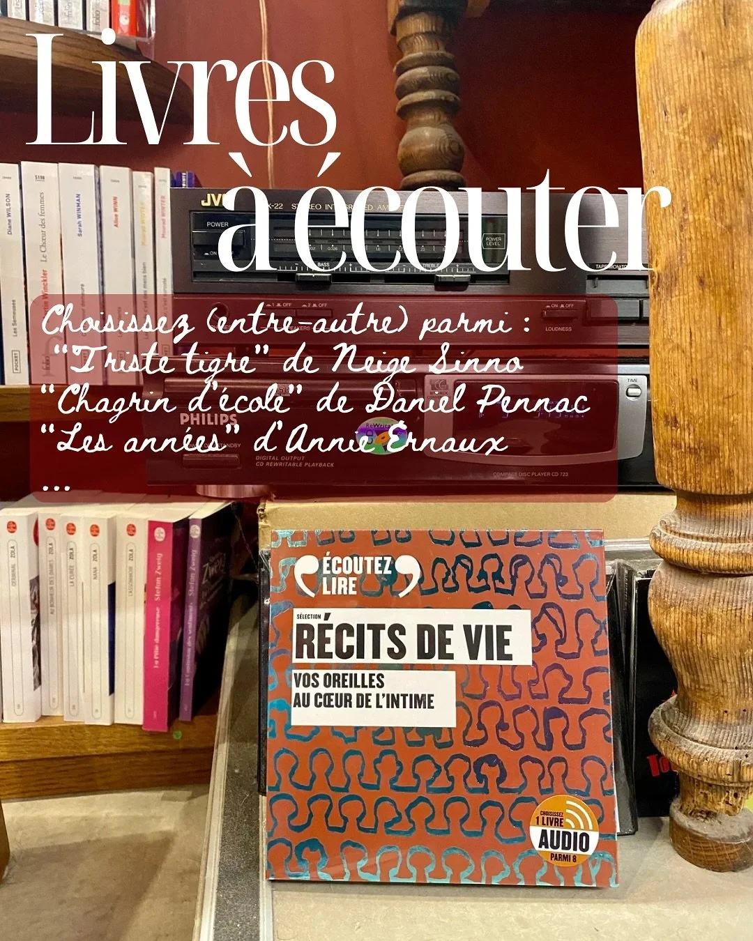 🎧 Une nouvelle histoire &agrave; emporter partout avec vous ?
On a pr&eacute;par&eacute; une petite s&eacute;lection de coffret de livres audio&hellip; &agrave; choisir selon vos envies du moment.
Romans, enqu&ecirc;tes ou grands classiques !