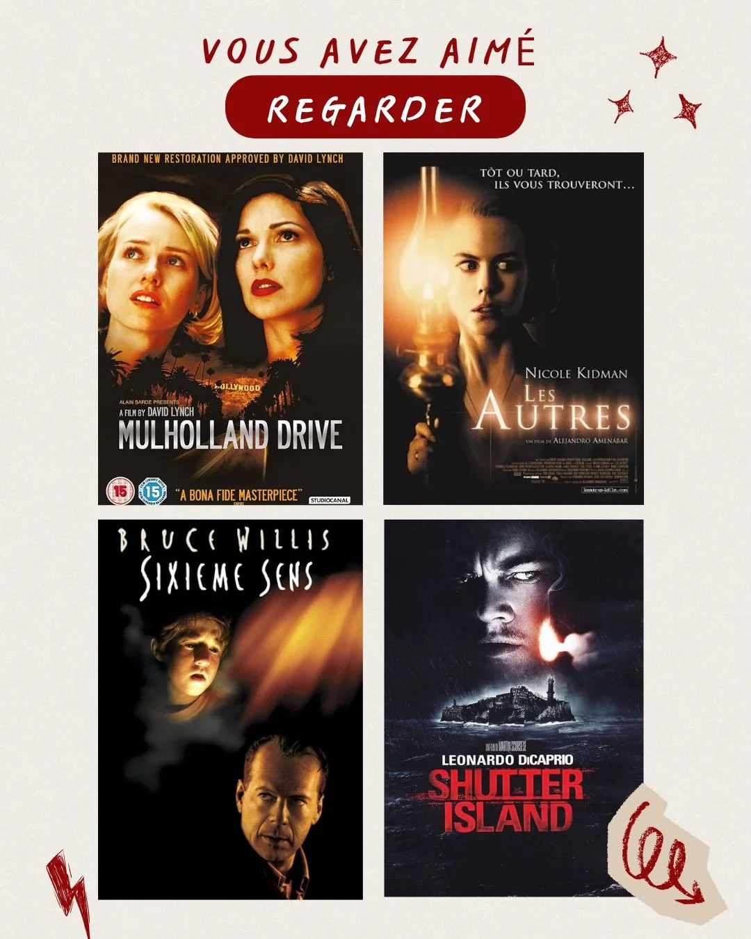 On adore ce concept d&rsquo;allier cin&eacute;ma et litt&eacute;rature 📽️
Dites-nous quel film vous aimez et on se charge de vous trouver des recommandations de lectures 📚