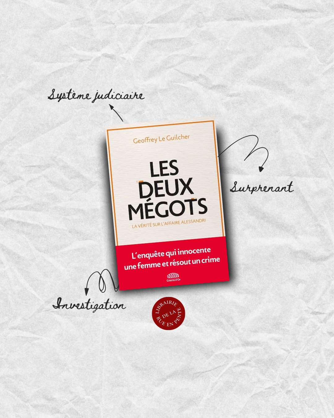 Les deux mégots : La vérité sur l'affaire Alessandri - Geoffrey Le Guilcher
