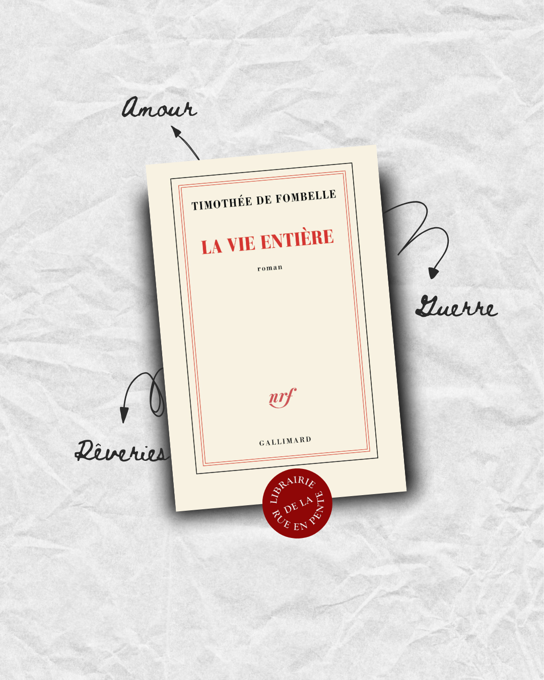 La vie entière - Timothée de Fombelle