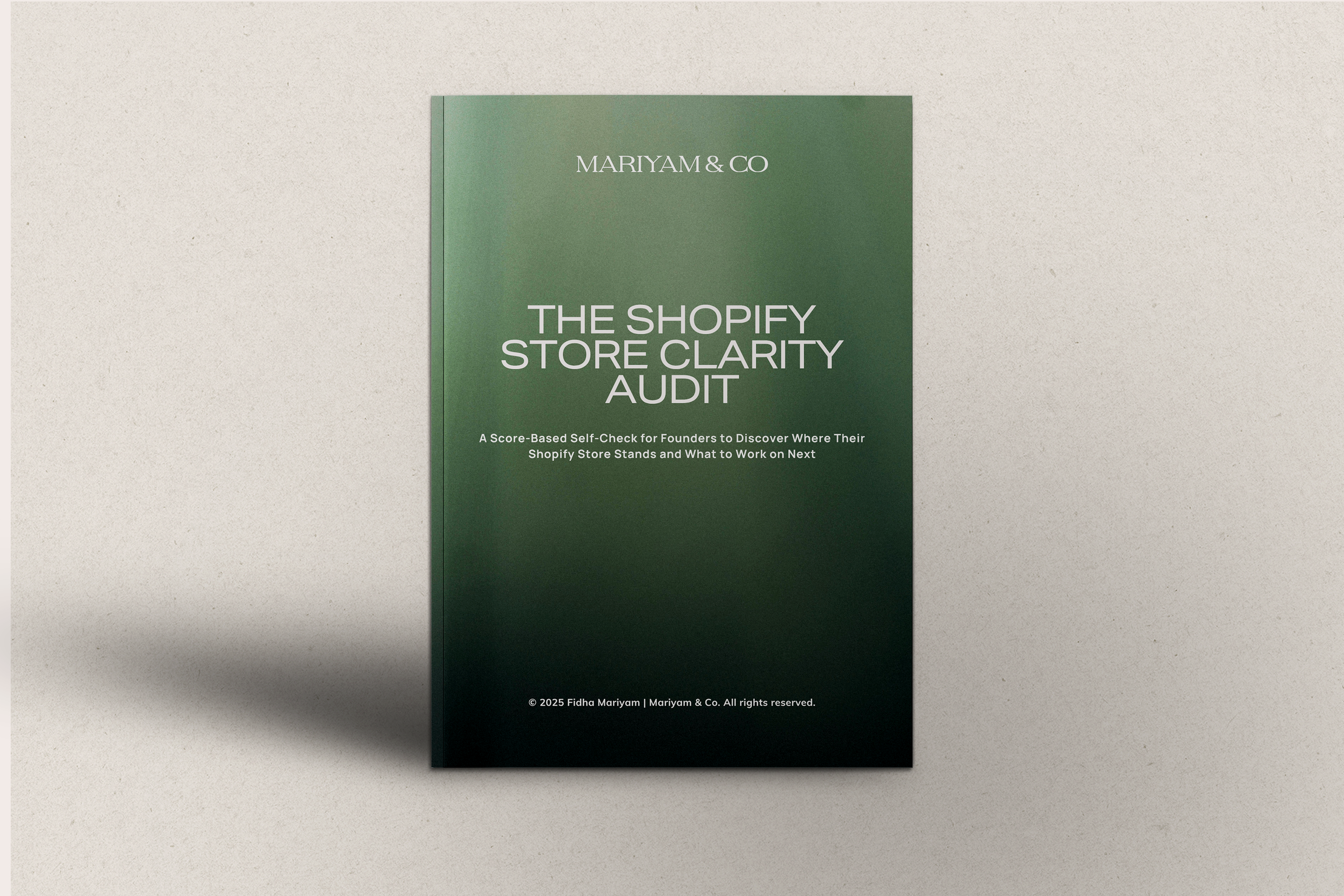 The Shopify Store Clarity Audit
