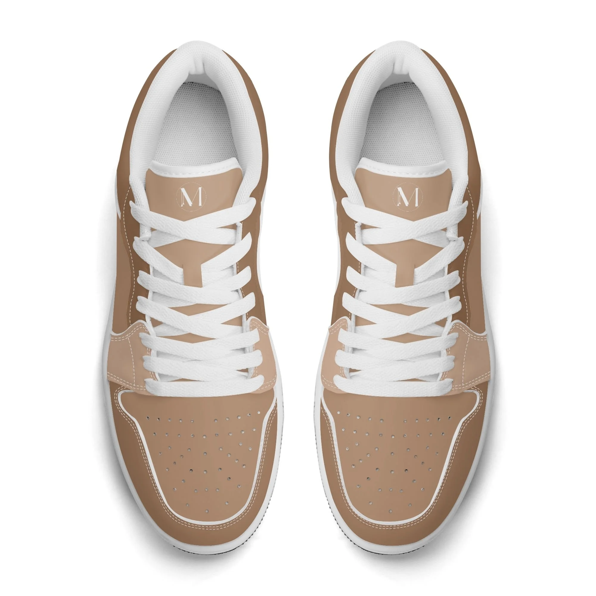 Classic beige sneakers with cushioned insole by MAXIANA, everyday comfort in Hong Kong